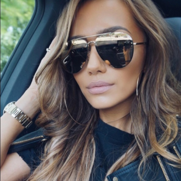 celine mirrored aviator sunglasses